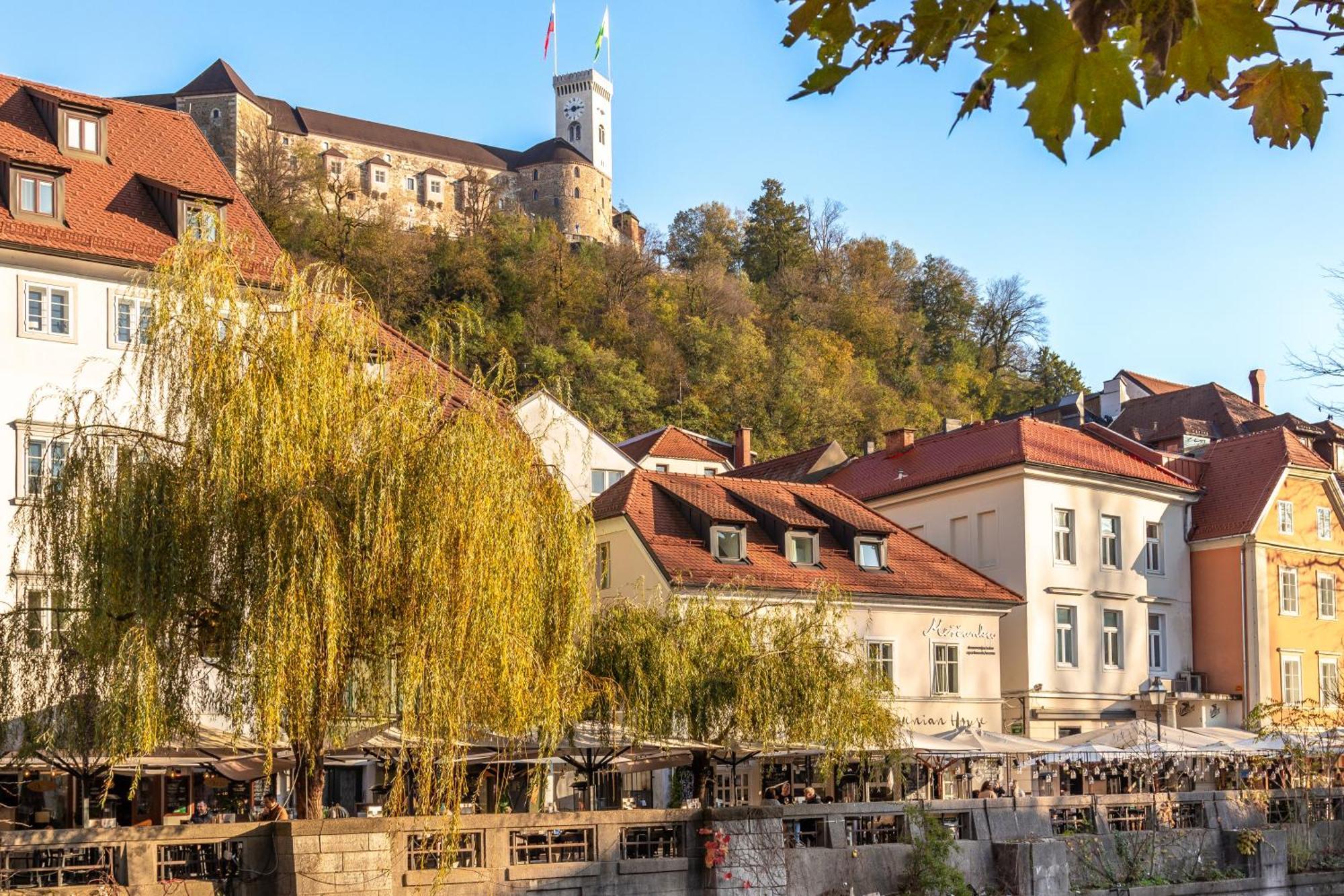 Luxe Penthouse With A Castle View Ljubljana Exteriör bild
