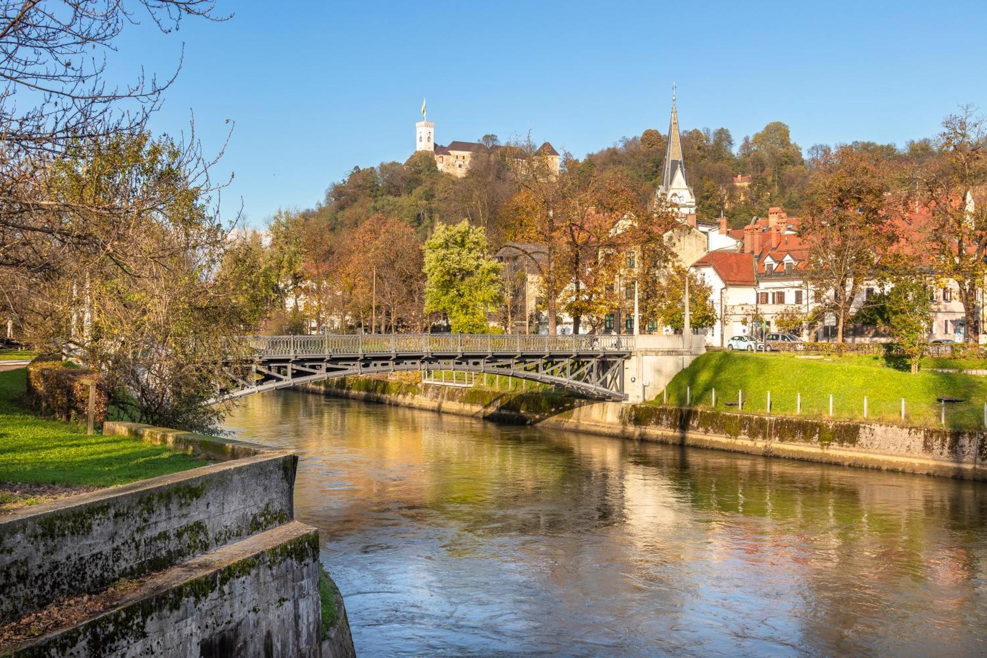 Luxe Penthouse With A Castle View Ljubljana Exteriör bild